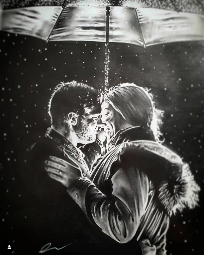 Couple Pencil Drawing