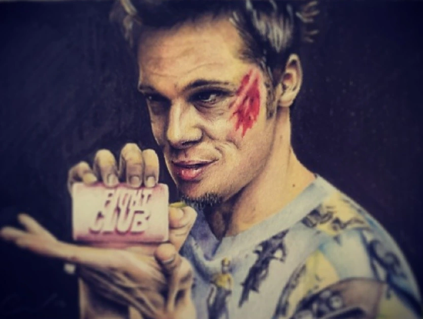 Tyler Durden Pencil Drawing